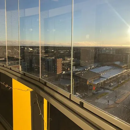 Apartment Keskustan Upein Kerrostalokaksio 11 Krs Ilm Phalli Oulu